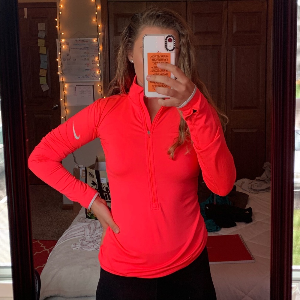 Fluorescent Nike Quarter Zip